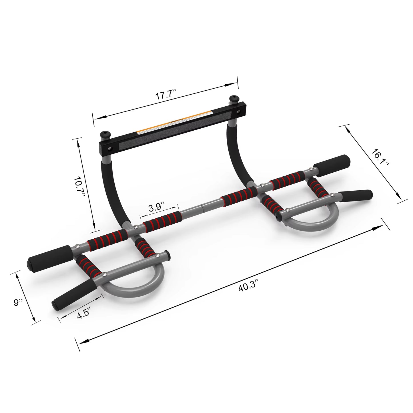 Pull-Up Bar for Door Frame Adjustable Portable Upper Body Fitness Workout for Home Gyms (AB7010)