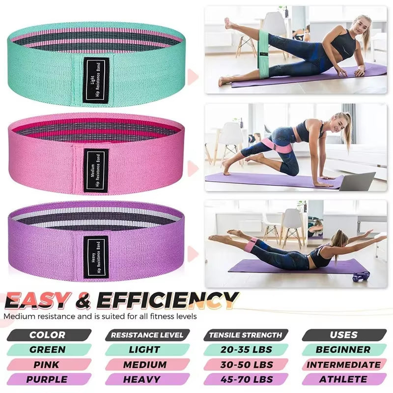 Fitness Resistance Band Elastic Bands for Fitness Hip Expansion Belt Home Sports Equipment Portable Body Building Entertainment